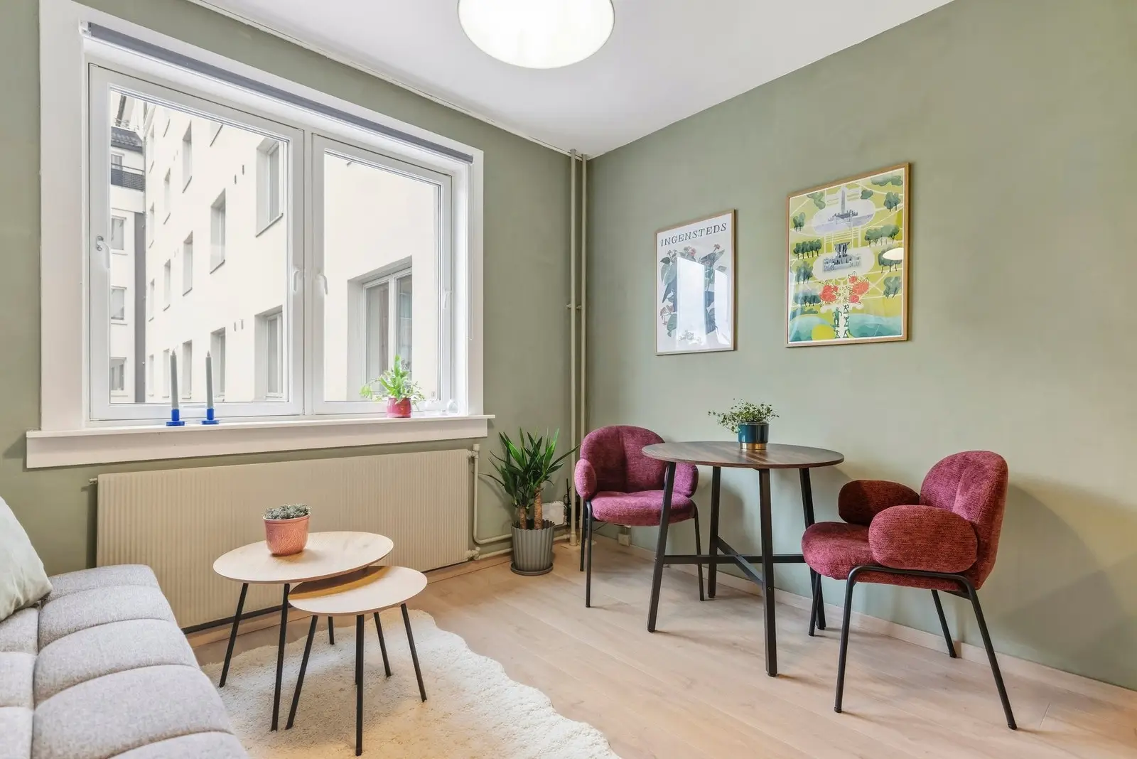 - Her har du V.v, fyring og internett inkl. i felleskost -